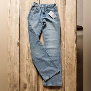 Zara Sky Blue Wide Leg Jeans